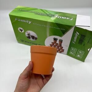 20pc Plant Nursery Pots 20 Pack, with Drain, Succulent Seedling Planter